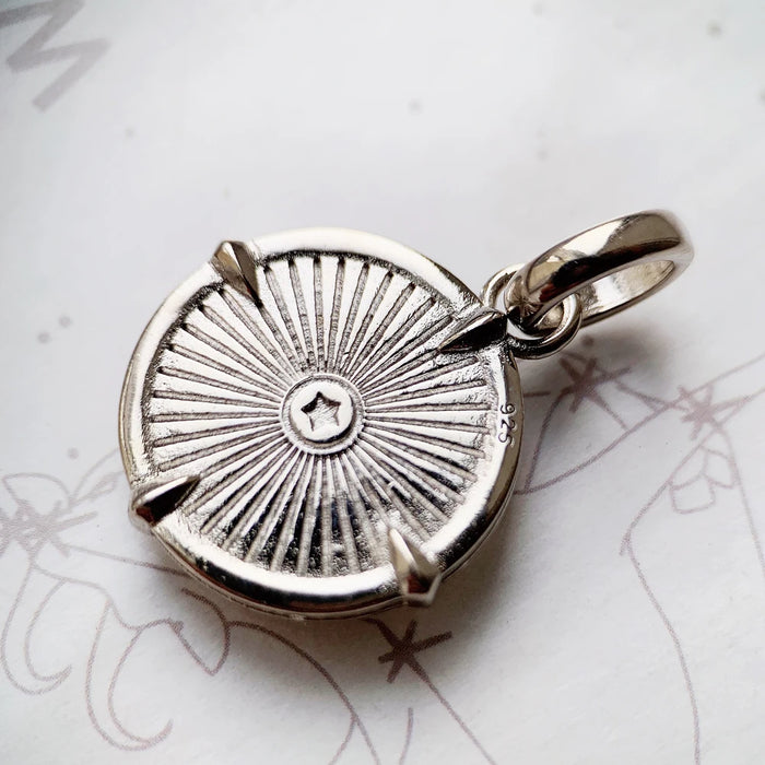 925 Sterling Silver Faith Love Hope Pendant Two Tone Design Summer 2022 Fine Jewelry Gift For Women & Men