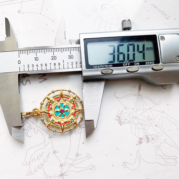 925 Sterling Silver Ethnic Aztec Amulet Pendant Powerful Gift For Women & Men