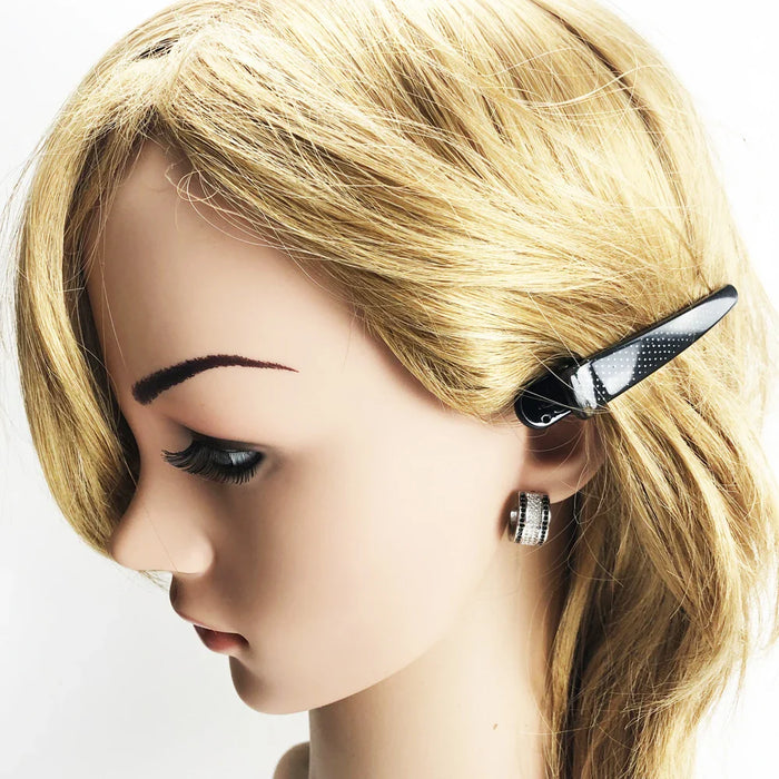 925 Sterling Silver Creole Hinged Hoop Earrings Europe Style Glam Jewelry For Women