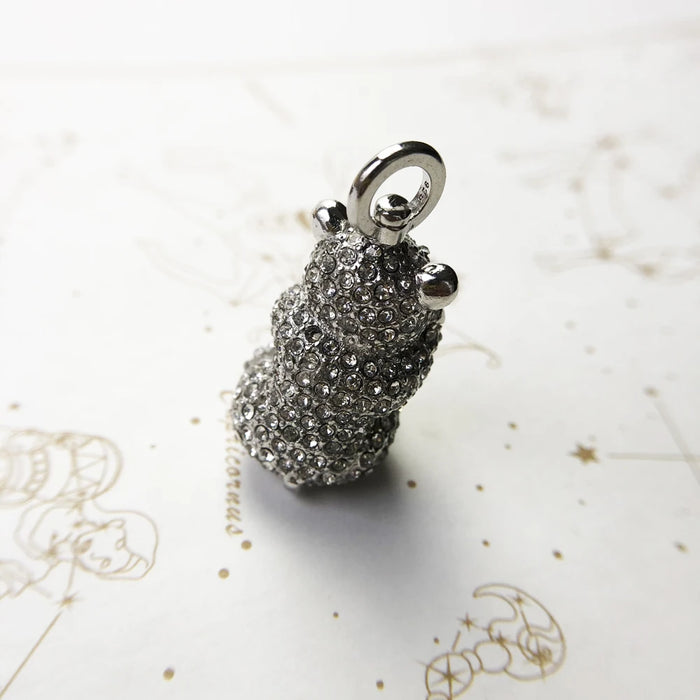 925 Sterling Silver Summer Polar Bear Pendant S Fine Jewelry For Women