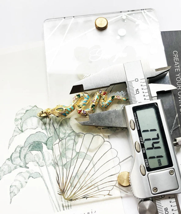 925 Sterling Silver Boho Twisted Snake Pendant Summer Jewelry For Women