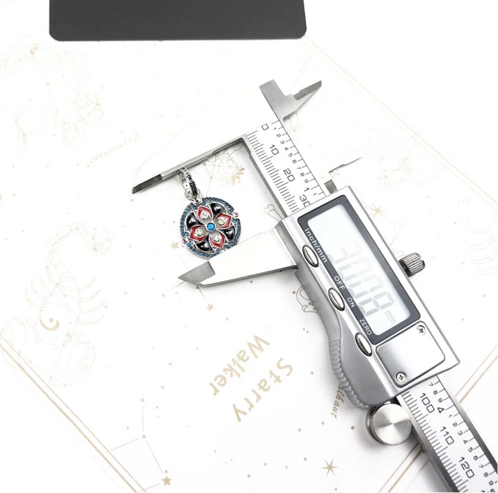 925 Sterling Silver Graceful Asian Ornaments Pendant Jewelry For Women