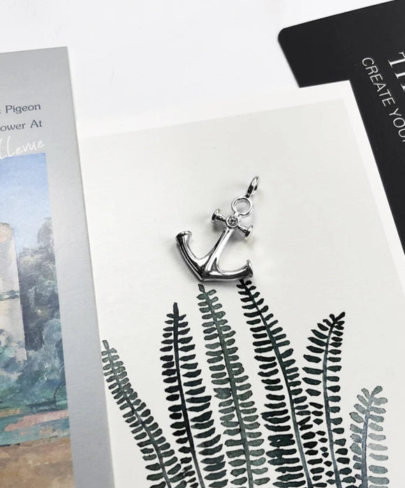 925 Sterling Silver Anchor Pendant Winter Fashion Jewelry For Men & Women