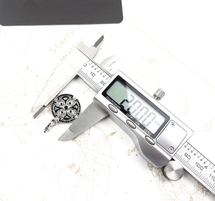 925 Sterling Silver Asian Ornament Pendant Great Blessing Gift For Women