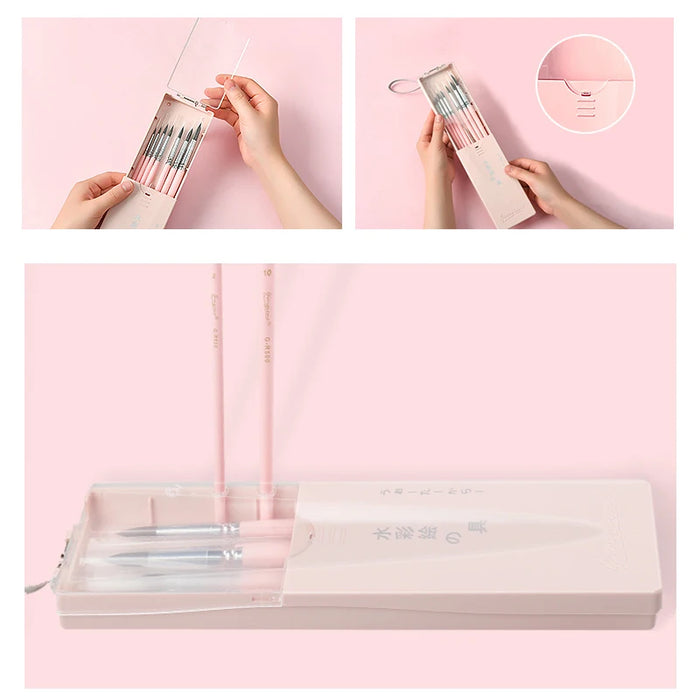 Animal Hair Watercolour Brush Set For Kids