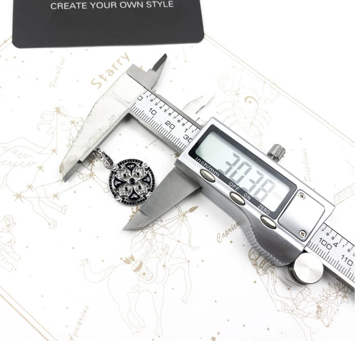 925 Sterling Silver Asian Ornament Pendant Great Blessing Gift For Women