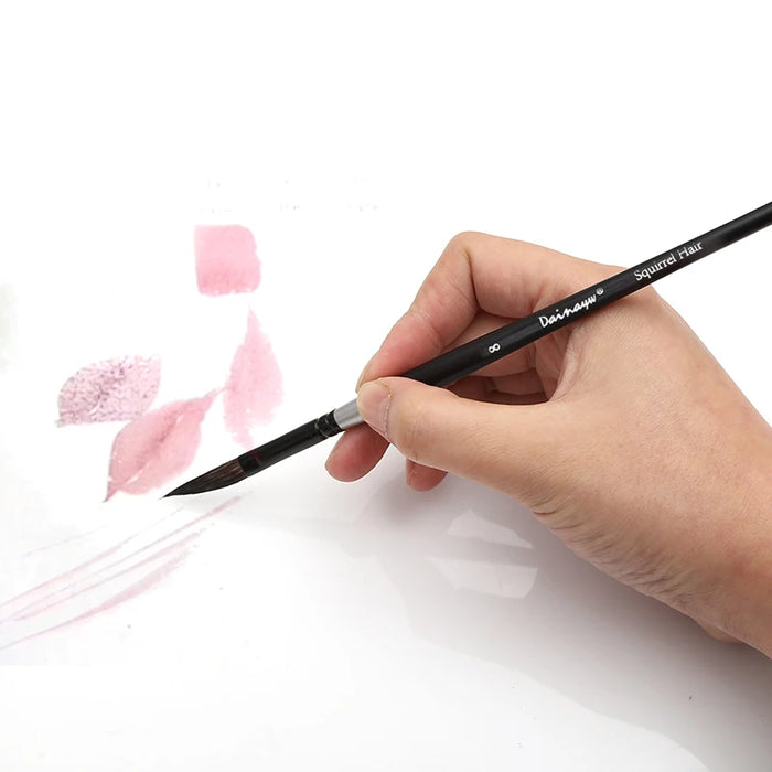 Squirrel Hair Watercolour Brush For Leaves Grass Hair Waves Flowers