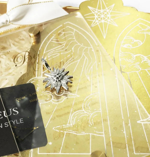 925 Sterling Silver Edelweiss Winter Pendant Fashion Jewelry For Women