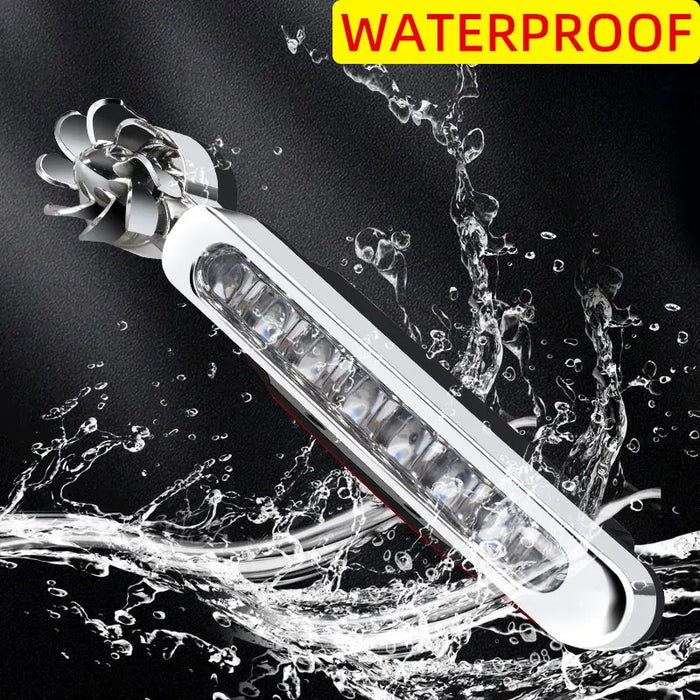 2Pcs Car Wind Energy Led Drl Daytime Running Light No Power Supply Needed