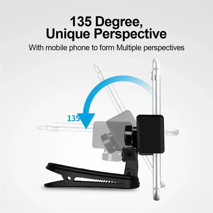 360 Degree Rotary Clip Mount For Action Cameras Compatible With Gopro Dji Osmo Xiaoyi Insta360