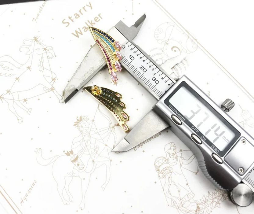 925 Sterling Silver Rainbow Hummingbird Wing Earrings Special