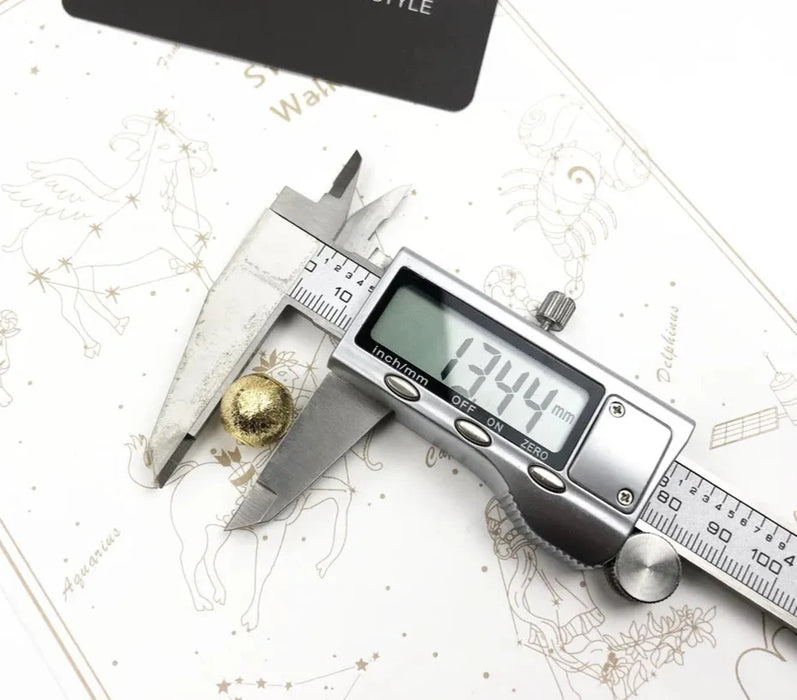 925 Sterling Silver Gold Bead Charm For Women European Jewelry Accessory