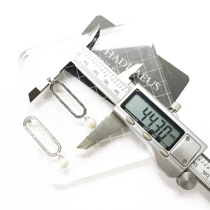 925 Sterling Silver Stylish Pearl Drop Earrings For Women