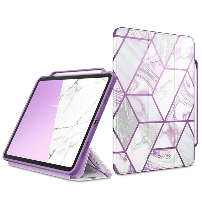 For Ipad Pro 12.9 2022 / 2021 / 2020 / 2018 Cosmo Full-Body Trifold Stand Protective Smart Case With Auto Sleep