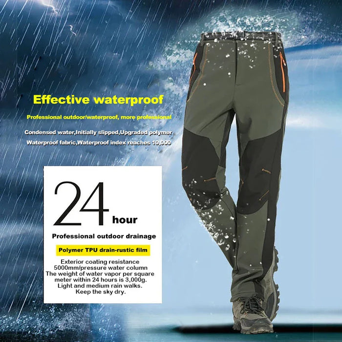 Insulated Hiking Pants For Men Waterproof & Windproof