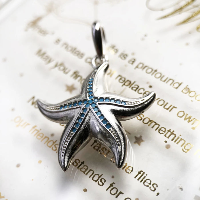 925 Sterling Silver Oceanstar Summer Pendant Gift For Women & Men