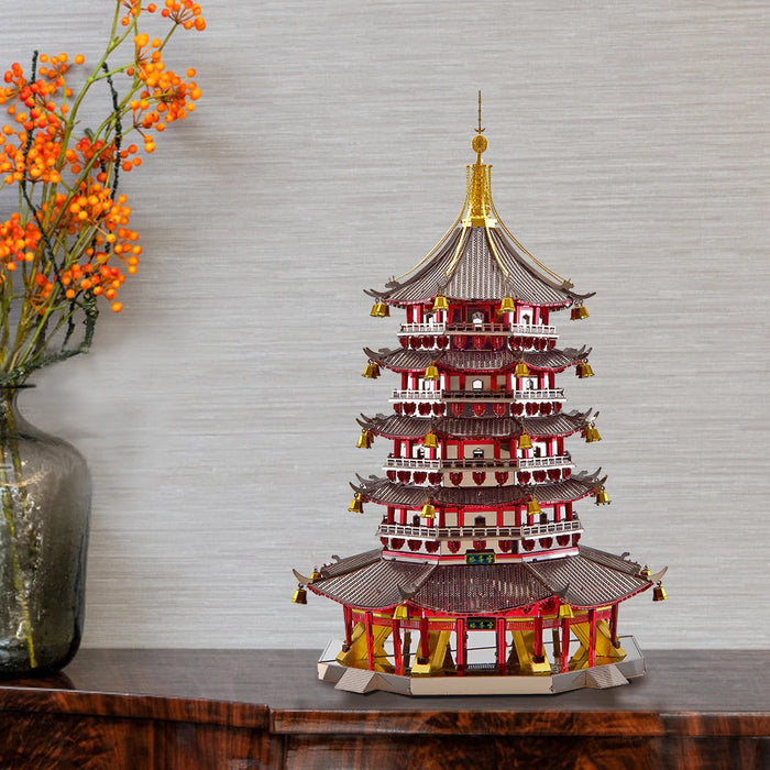 3D Metal Puzzle Model Kit Leifeng Pagoda Diy Jigsaw Toy Adult Gift