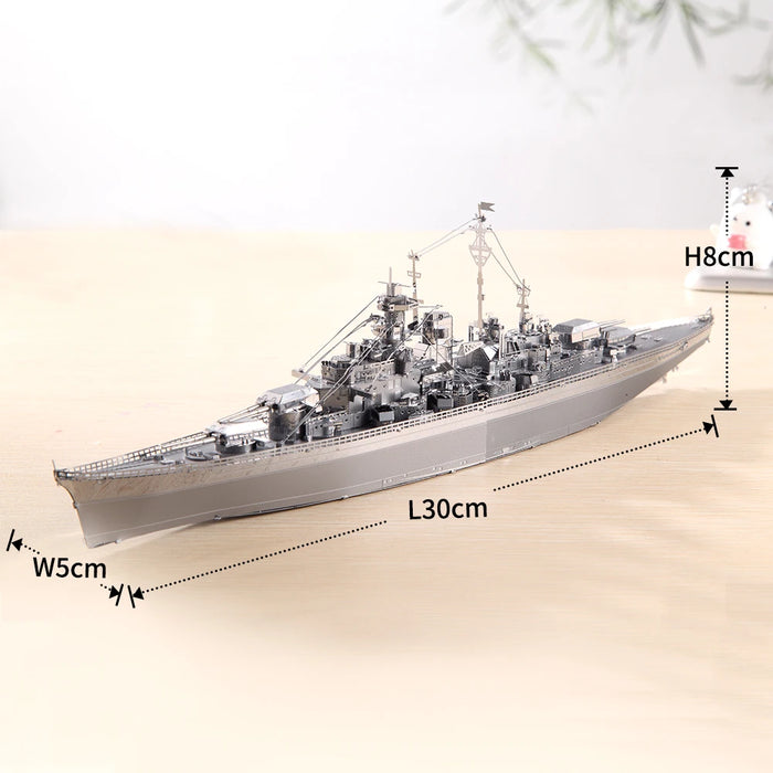 3D Battleship Bismarck Puzzle Kit Perfect Gift For Adults