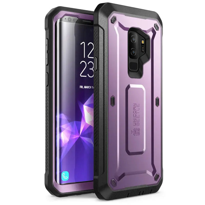 For Samsung Galaxy S9 Plus Ub Pro Full-Body Rugged Holster Protective Case With Built-In Screen Protector