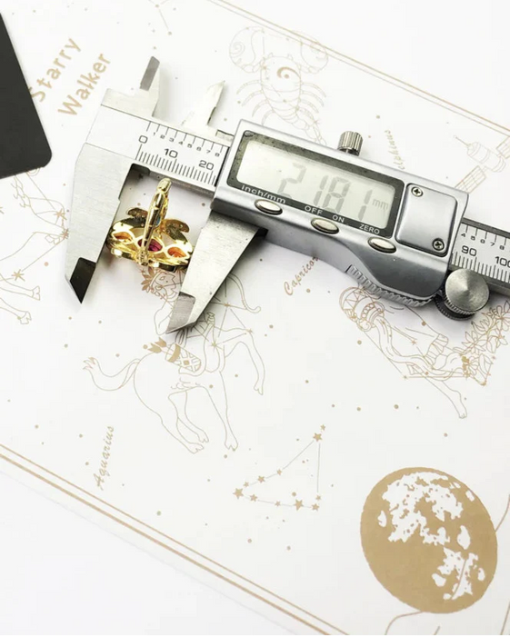 925 Sterling Silver Dragonfly Ring Colourful Bihemia