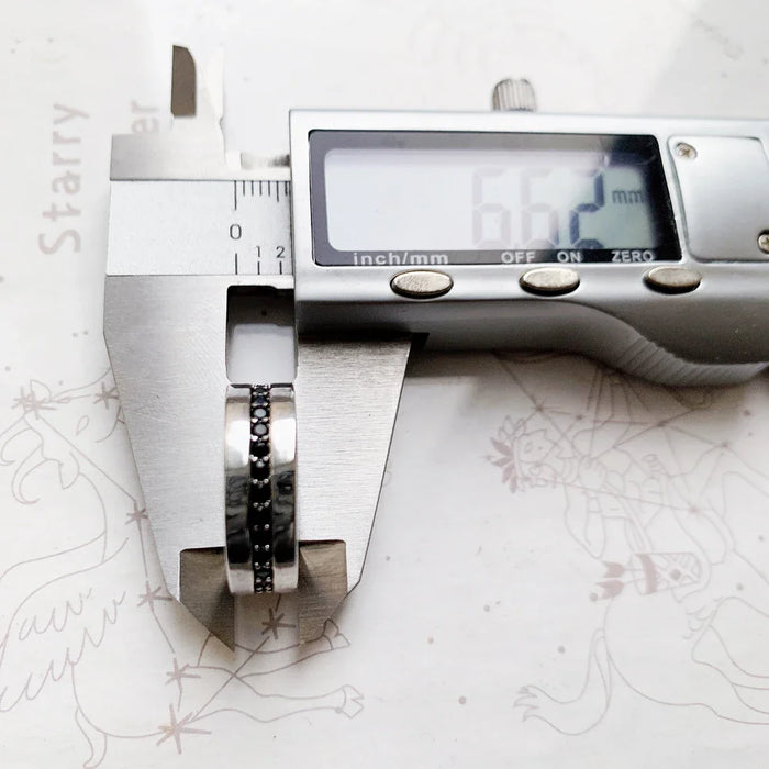 925 Sterling Silver Eternity Band Ring European Style For Men & Women