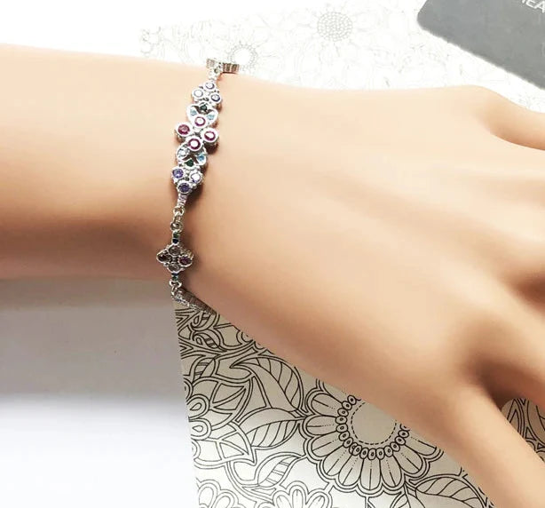 925 Sterling Silver Royal Victorian Bracelet Chain With Ornate Design For Women