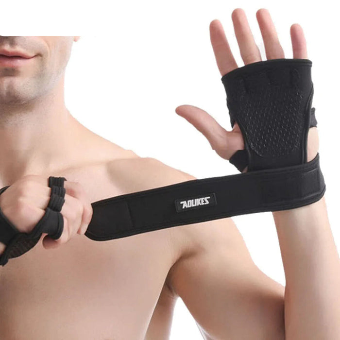 Pair of Crossfit Workout Gloves With Wrist Support