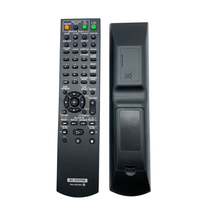 For Sony Dav-Hdx277W Dav-Hdx277Wc Dav-Hdx279W Dav-Hdx576Wf Hcd-Hdx475 Video Av System Remote Control Rm-Adu007