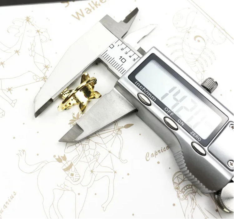 925 Sterling Silver Gold Butterfly Ring Delicate European Style Lucky For Women