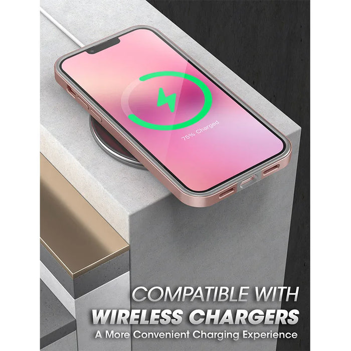 For Iphone 13 6.1 Inch 2021 Release Ub Edge Slim Frame Case With Tpu Inner Bumper & Transparent Back