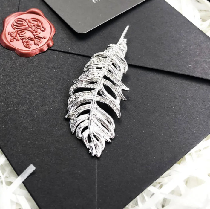 925 Sterling Silver Feather Pendant Fashion Jewelry For Women & Men