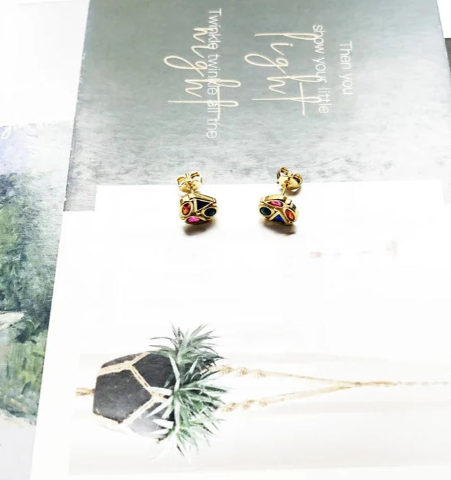 925 Sterling Silver Bohemian Ear Studs