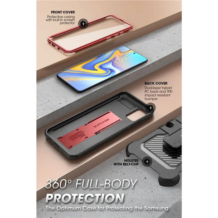 For Samsung Galaxy A51 5G Ub Pro Rugged Cover With Built-In Screen Protector