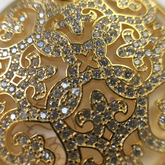 925 Sterling Silver Boho Flower Pendant Jewelry For Women