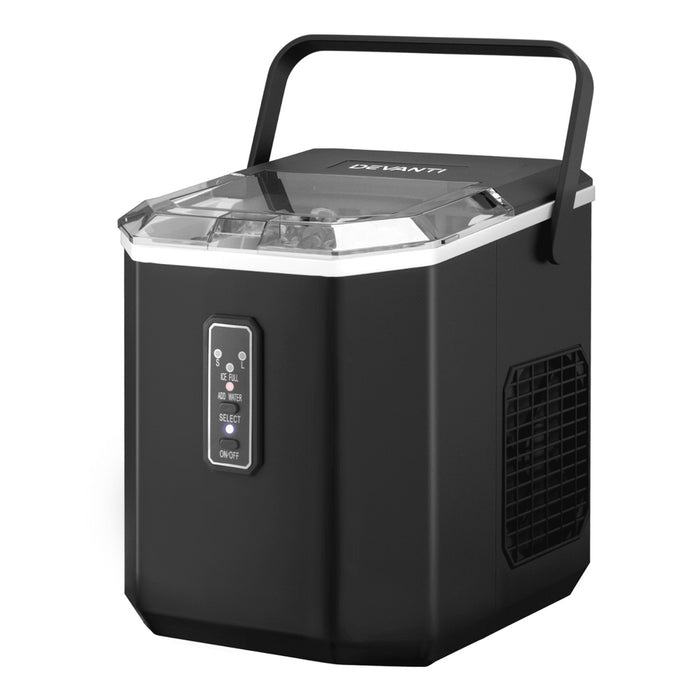 12Kg Ice Maker Machine 1.3L W/Scoop Holder Black