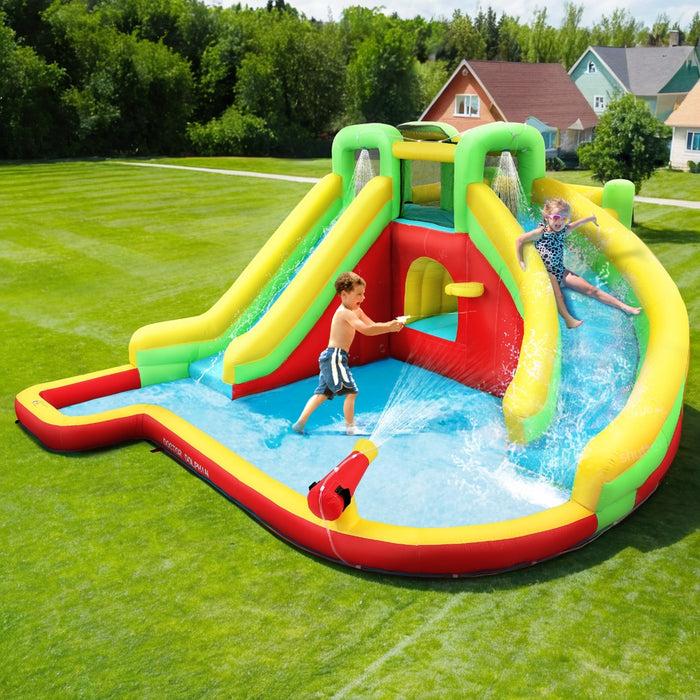 Kids Inflatable Pool Water Slide Park Jumping Castle 575X445Cm