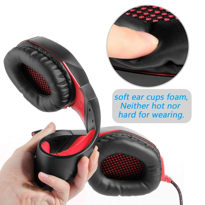 Camouflage Gaming Headset With Noise Canceling Mic