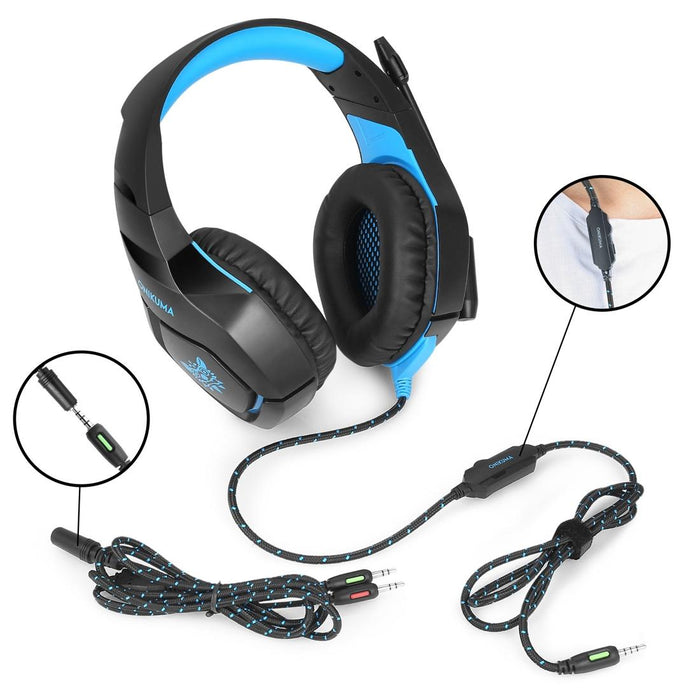 Camouflage Gaming Headset With Noise Canceling Mic