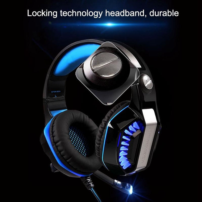 Stereo Gaming Headset With Mic & Led For Ps4 Smartphone Tablet Pc