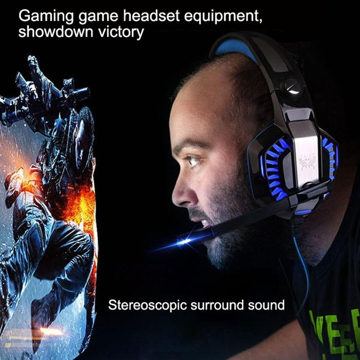 Stereo Gaming Headset With Mic & Led For Ps4 Smartphone Tablet Pc