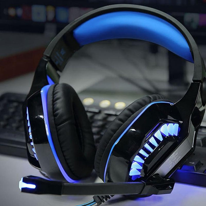 Stereo Gaming Headset With Mic & Led For Ps4 Smartphone Tablet Pc