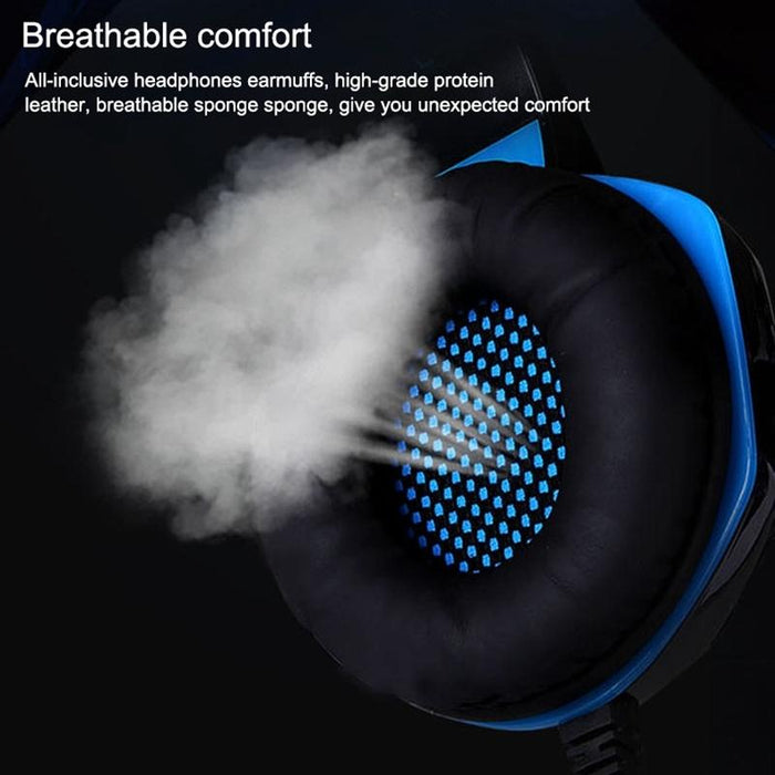 Stereo Gaming Headset With Mic & Led For Ps4 Smartphone Tablet Pc