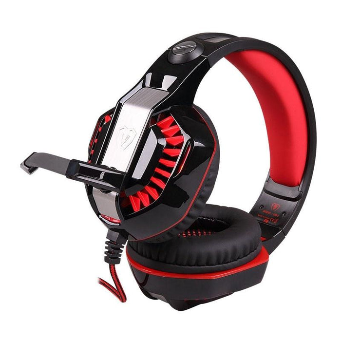Stereo Gaming Headset With Mic & Led For Ps4 Smartphone Tablet Pc