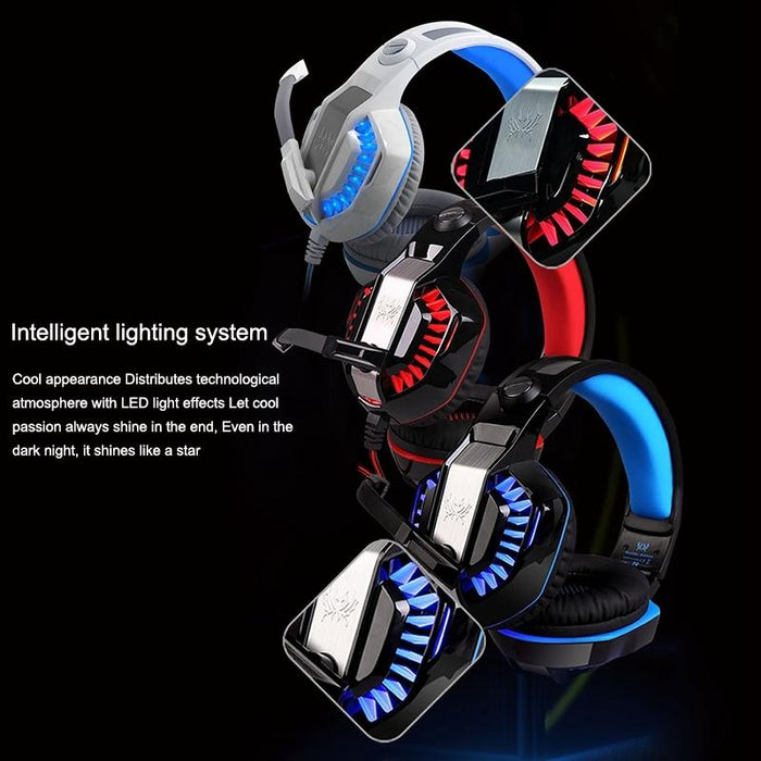 Stereo Gaming Headset With Mic & Led For Ps4 Smartphone Tablet Pc