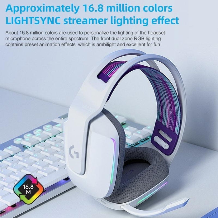 Wireless Rgb Gaming Headset With Light Speed