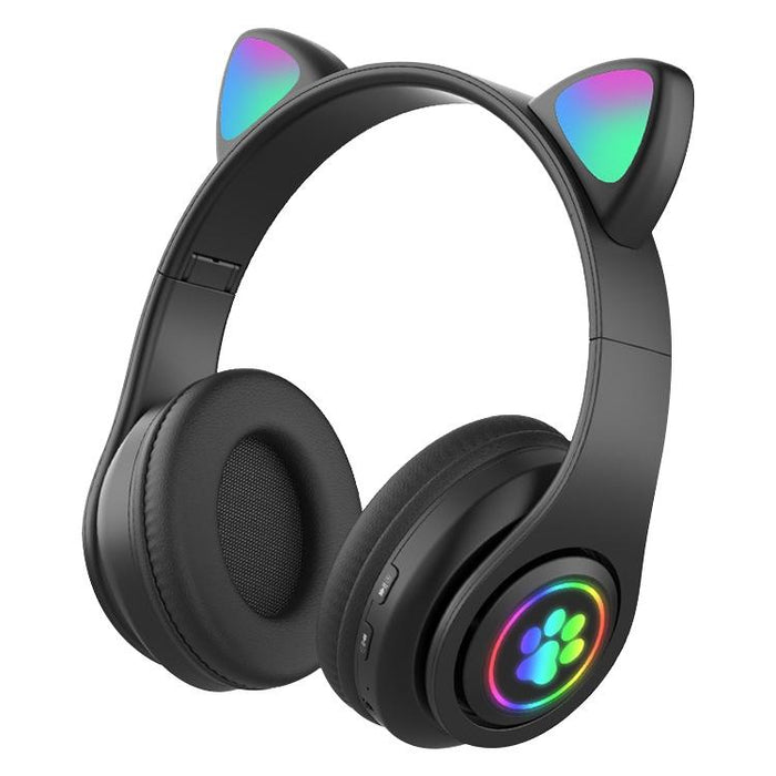Wireless Led Cat Ear Bluetooth Headset