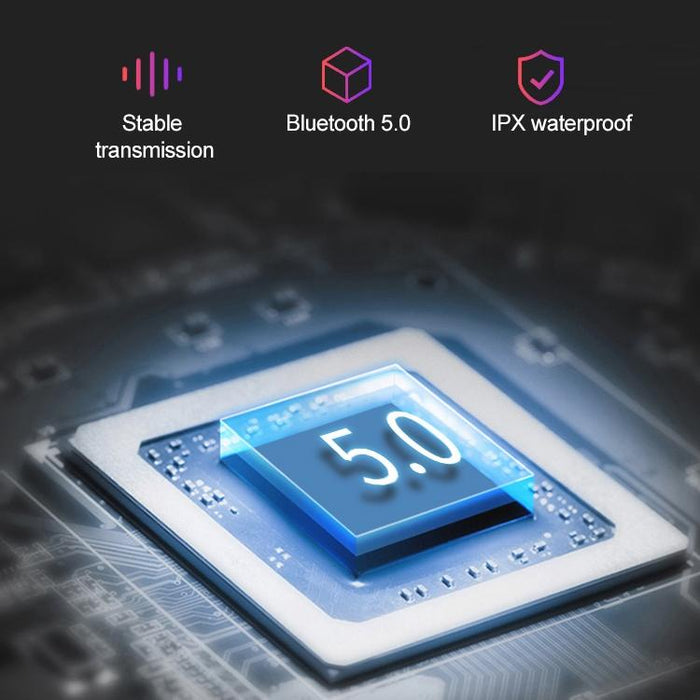 Dt-18 Wireless Two Ear Bluetooth Headset With 2000Mah Charging Cabin & Touch & Intelligent Magnetic Suction Charging