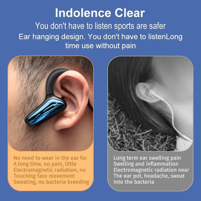 M-D8 Ipx5 Waterproof Bone Passage Bluetooth Hanging Ear Wireless Earphone