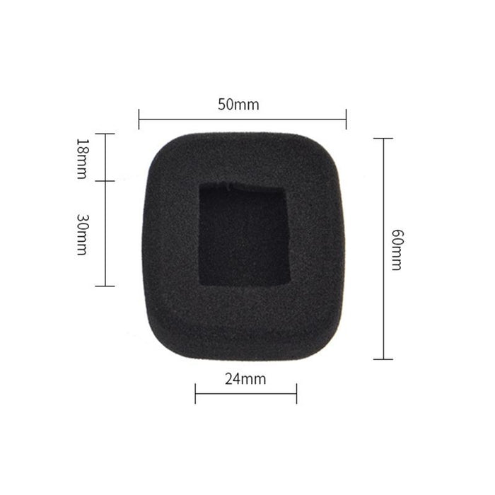 2 Pcs For Shinco S01 Headphone Protective Square Sponge Cover Earmuffs