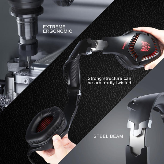 Surround Gaming Headset With Mic & Led